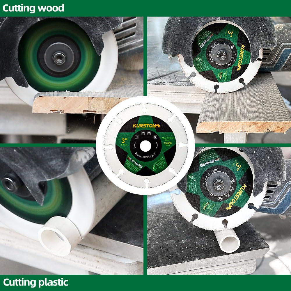KURSTOL 3 Inch Saw Blade 4pcs