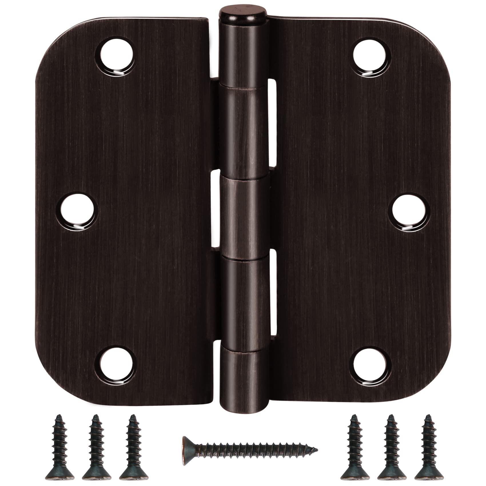 3.5-Inch Interior Door Hinges with Rounded Corners