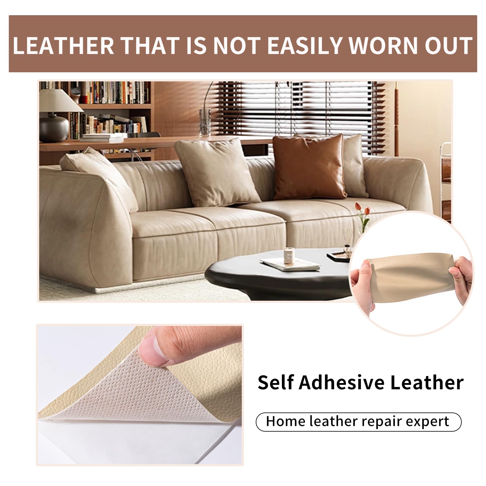 Leather Repair Patch Tape Kit