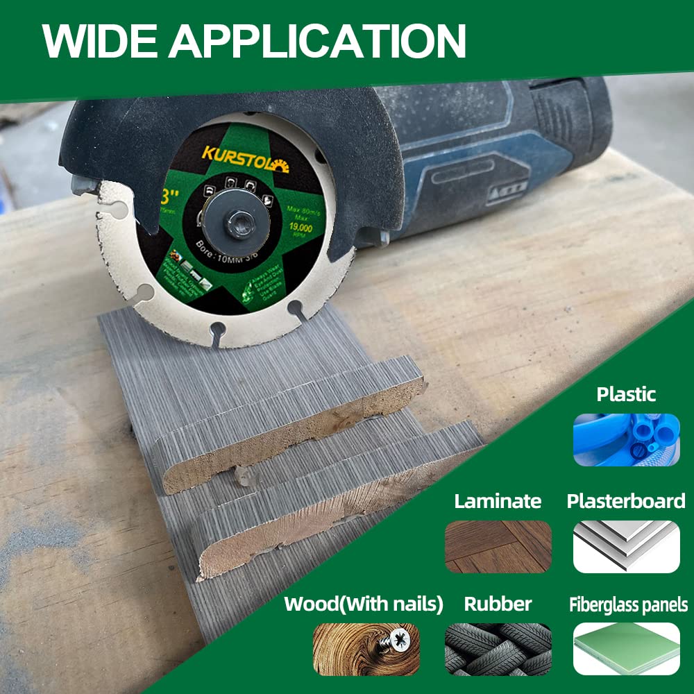 KURSTOL 3 Inch Saw Blade 4pcs