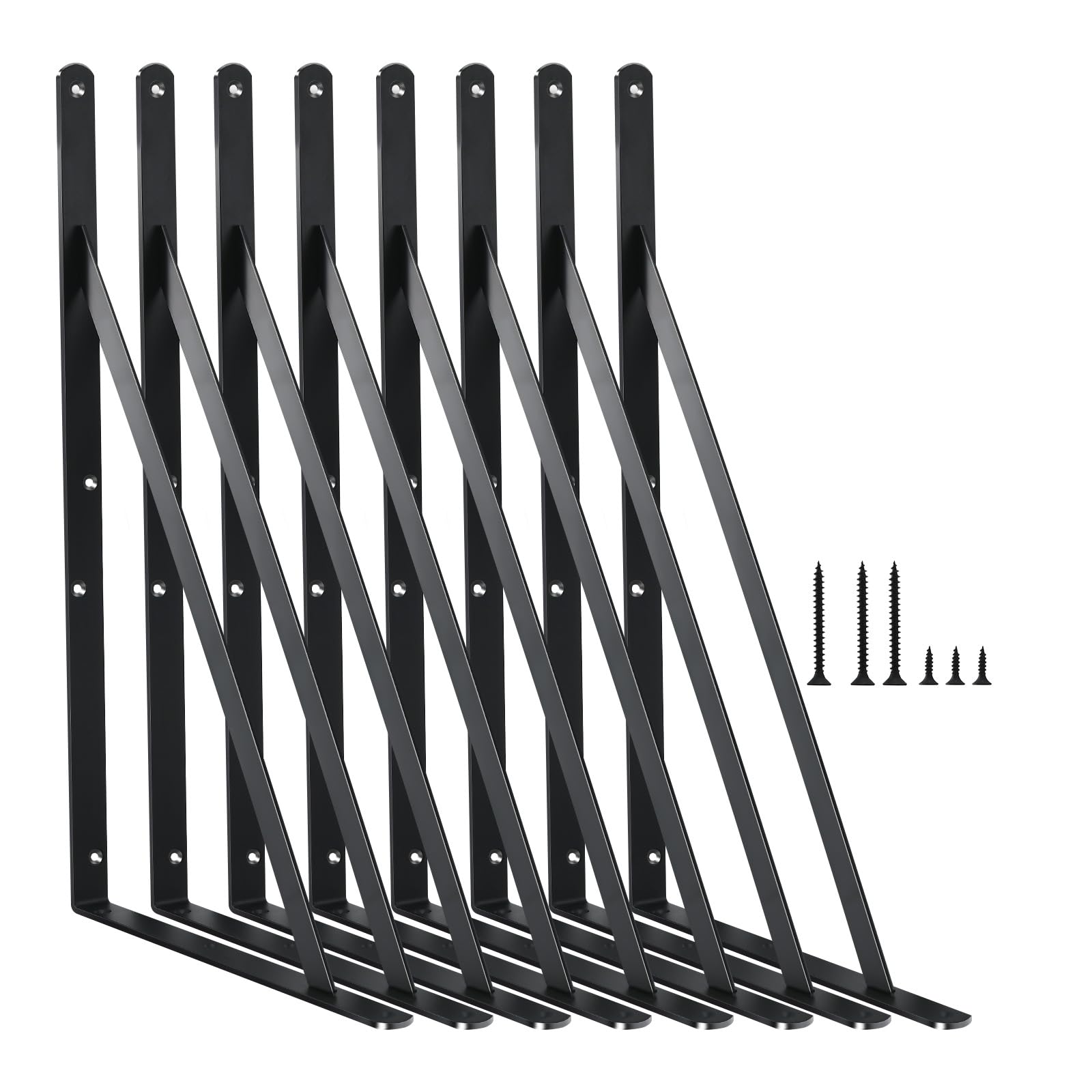 Heavy Duty Shelf Support Angle Brackets with Screws