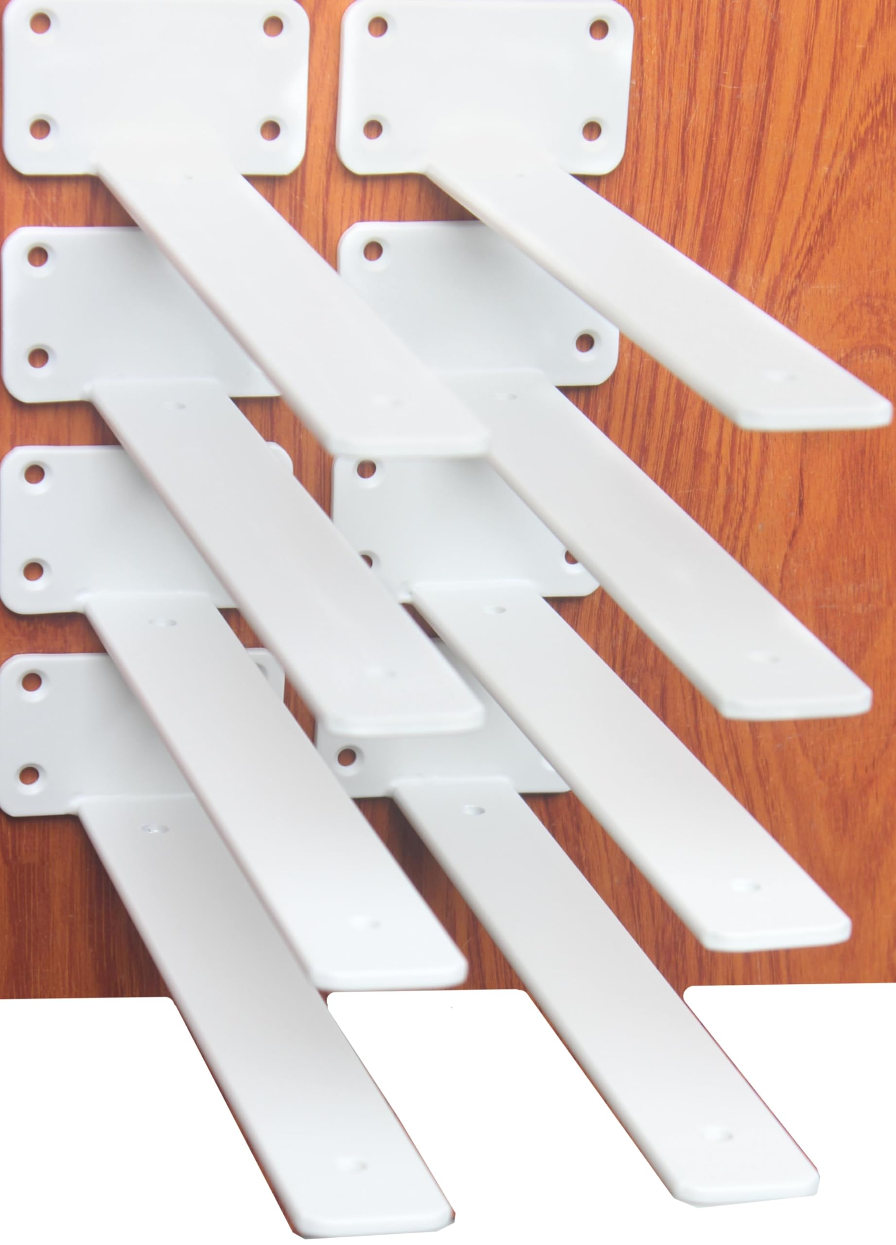 Hidden L Floating Shelf Brackets 1/5-Inch Thick Iron