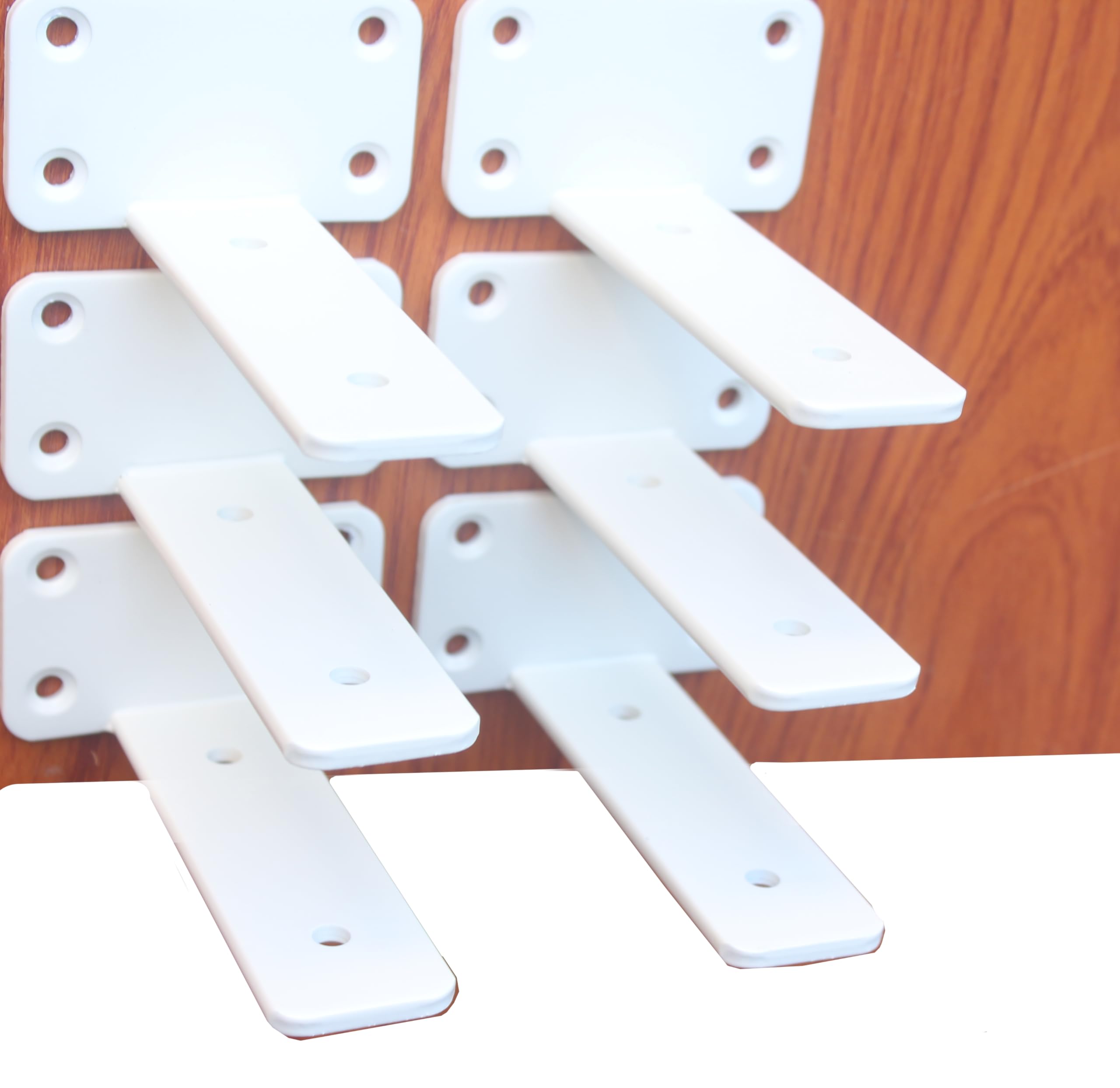 Hidden L Floating Shelf Brackets 1/5-Inch Thick Iron