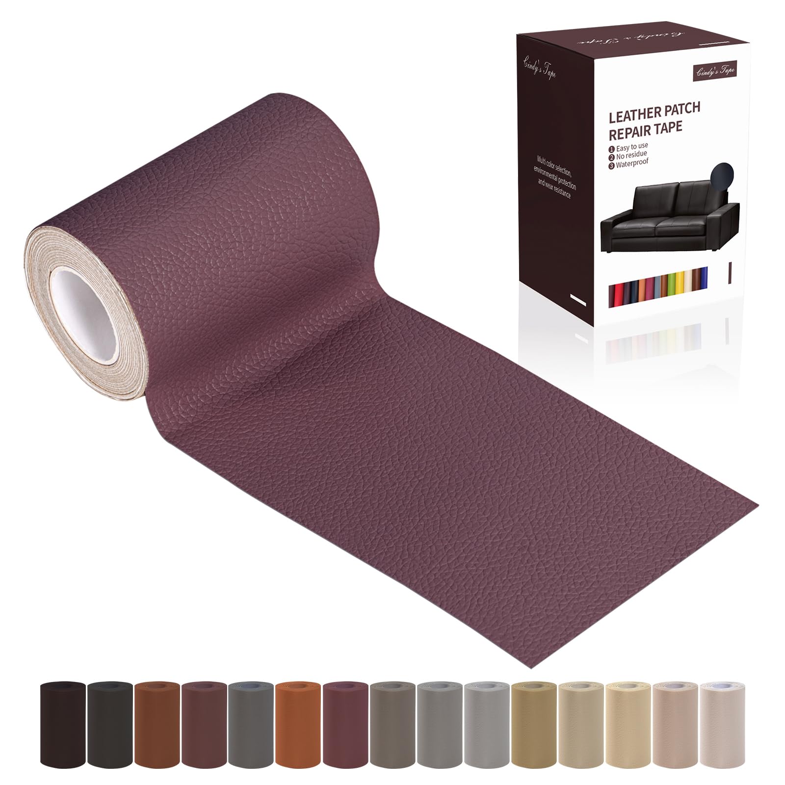 Leather Repair Patch Tape Kit