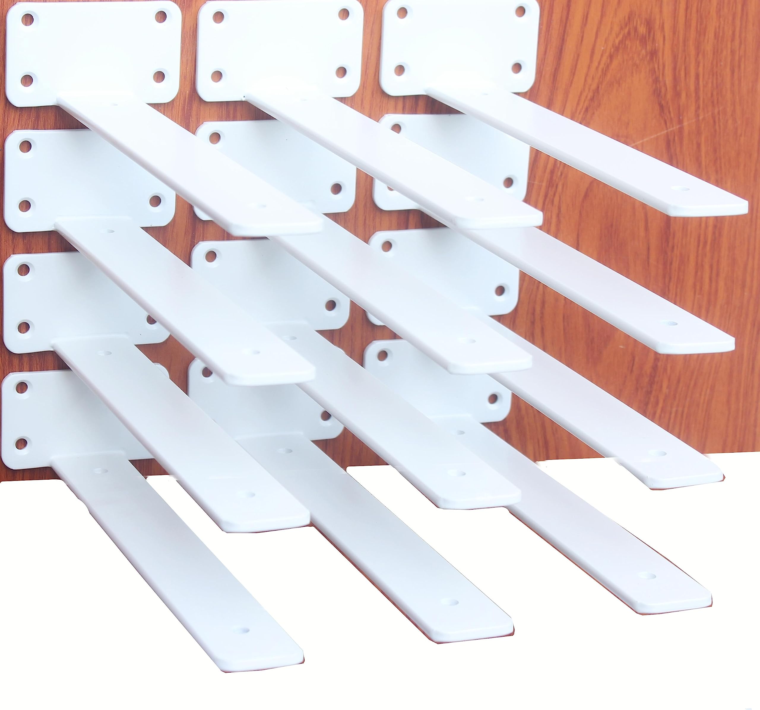 Hidden L Floating Shelf Brackets 1/5-Inch Thick Iron