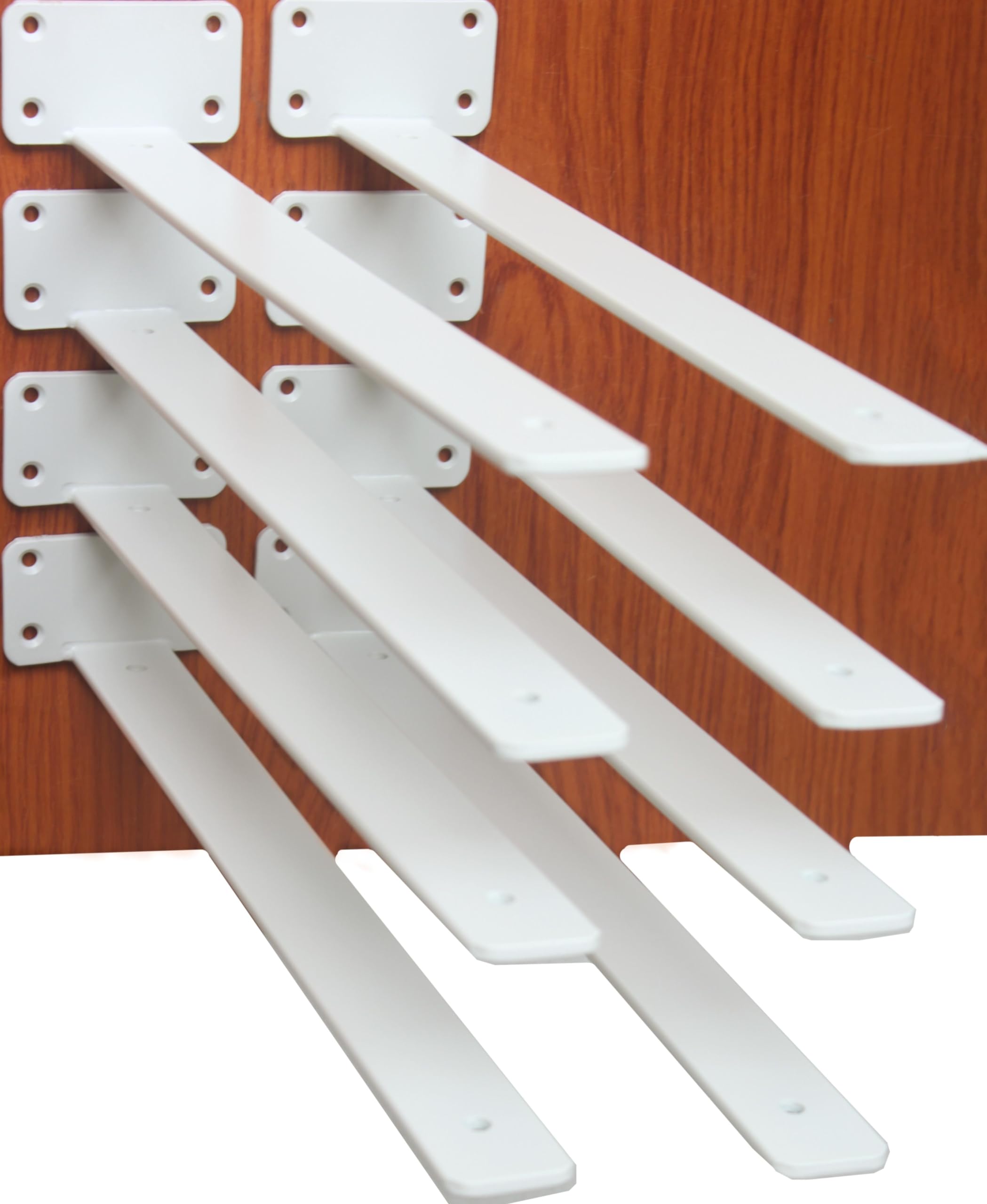 Hidden L Floating Shelf Brackets 1/5-Inch Thick Iron