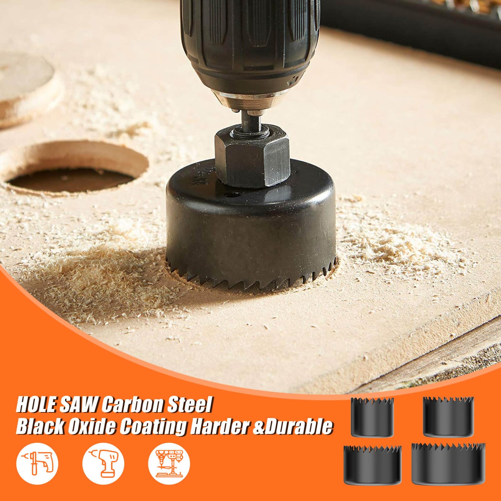 ENERTWIST Drill and Driver Bit Set with Tough Case
