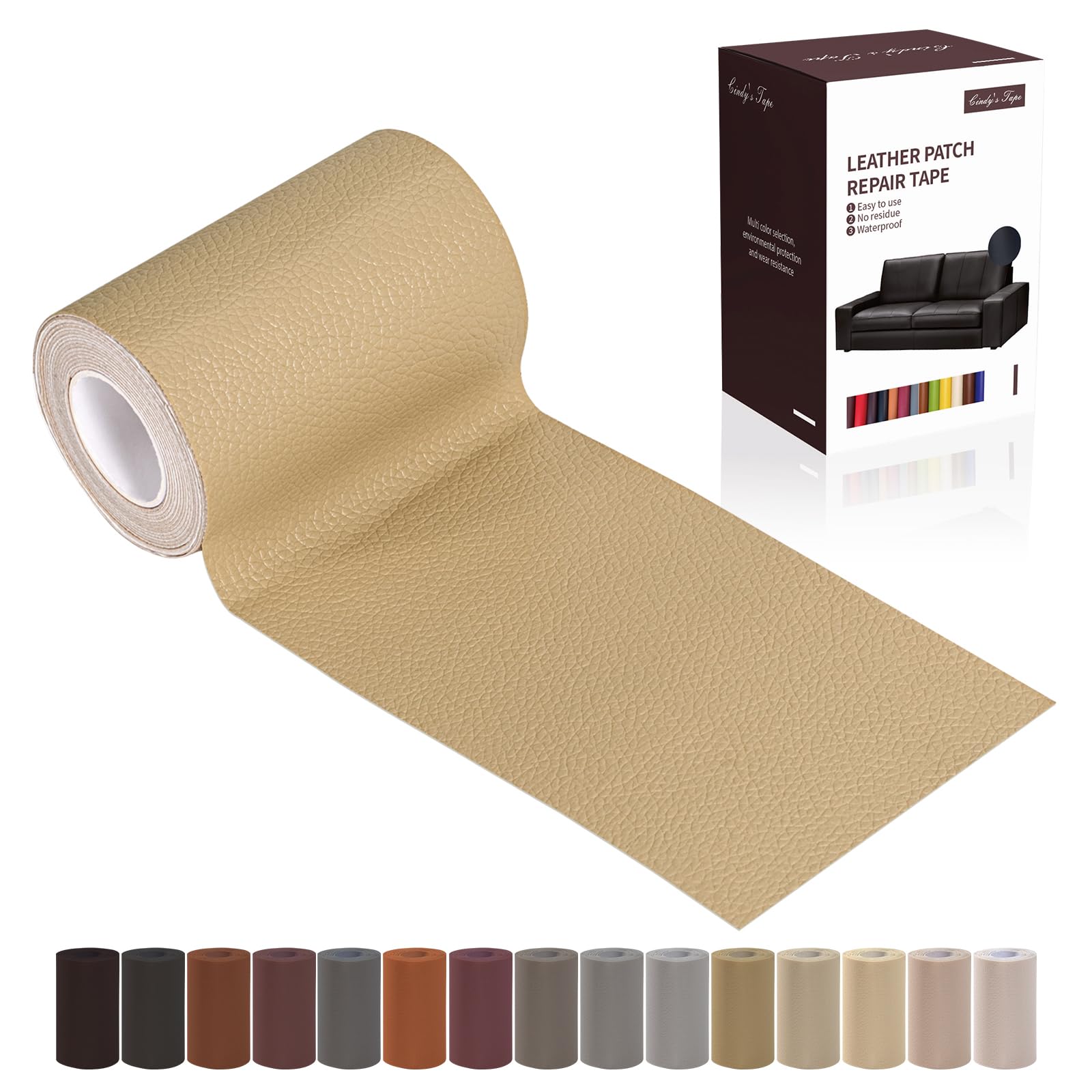 Leather Repair Patch Tape Kit