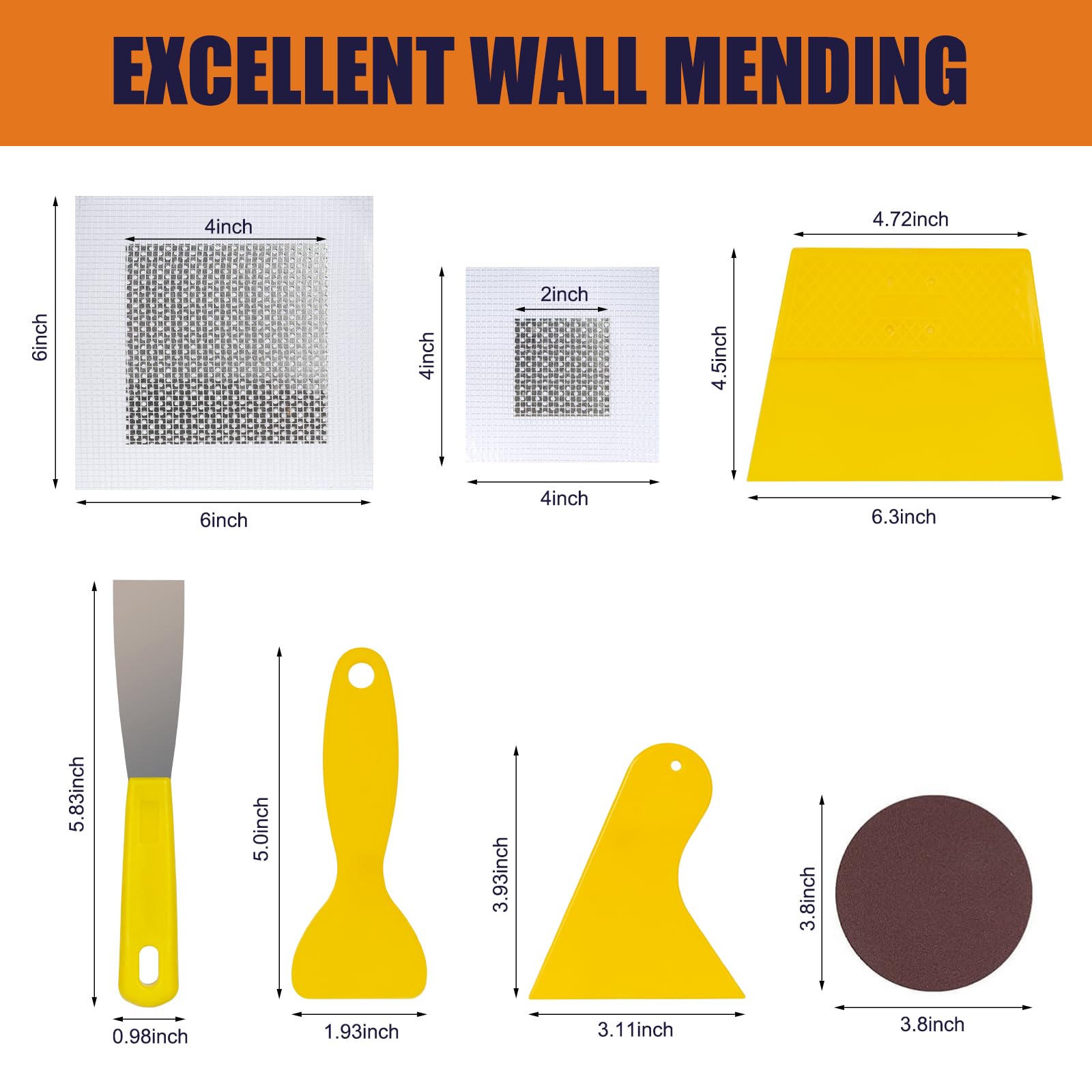 Drywall Repair Kit, Drywall Hole Patch Repair Kit
