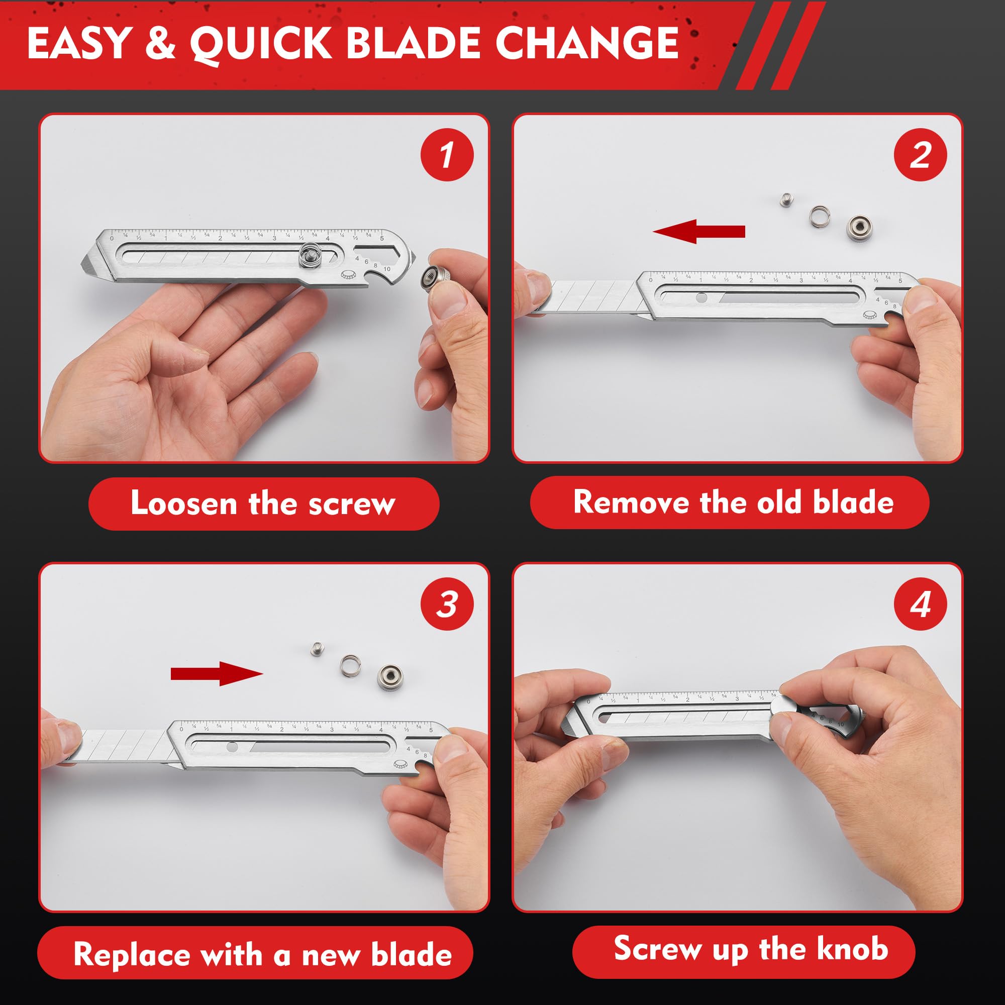 BECOWIN Mutipurpose Heavy Duty Utility Knife