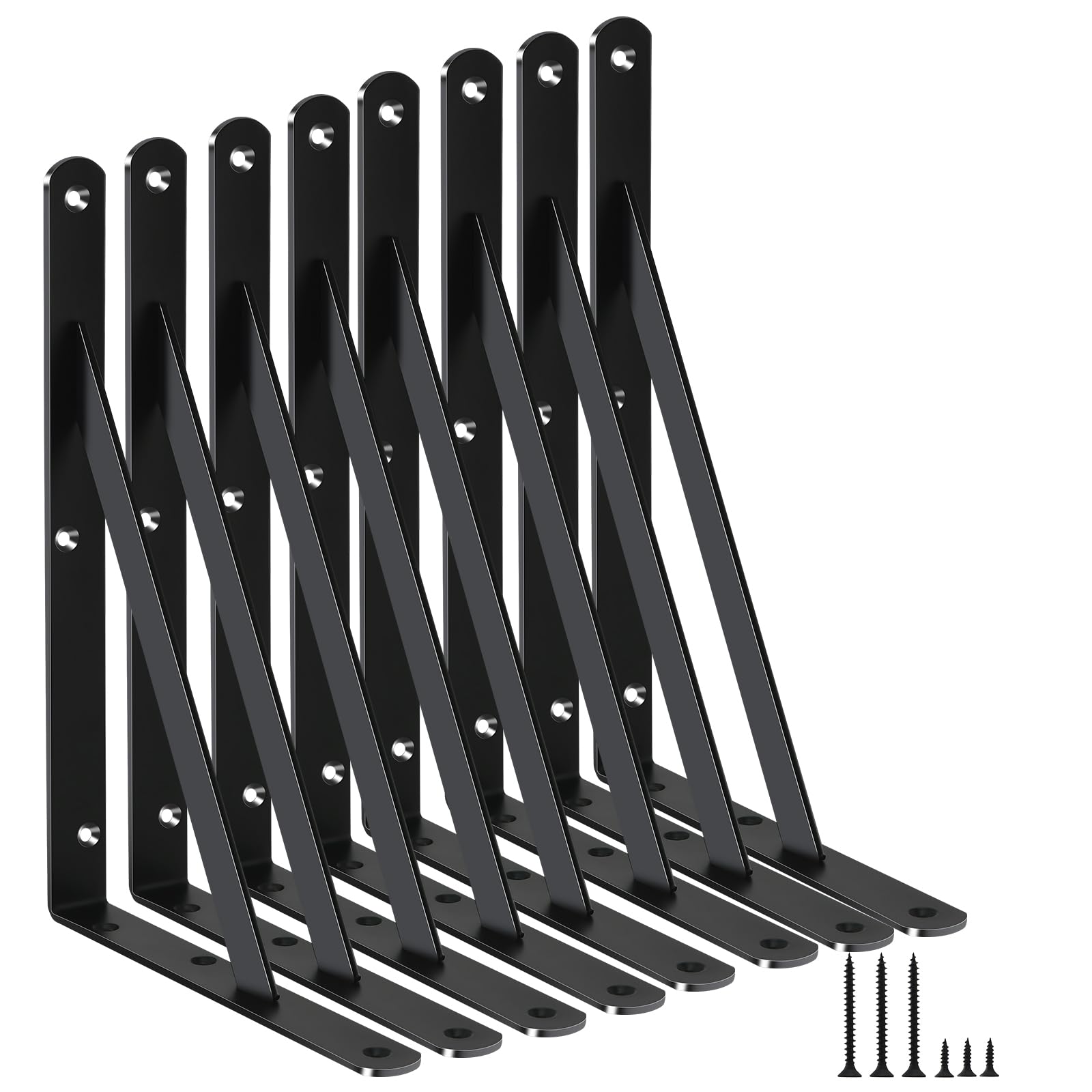 Heavy Duty Shelf Support Angle Brackets with Screws
