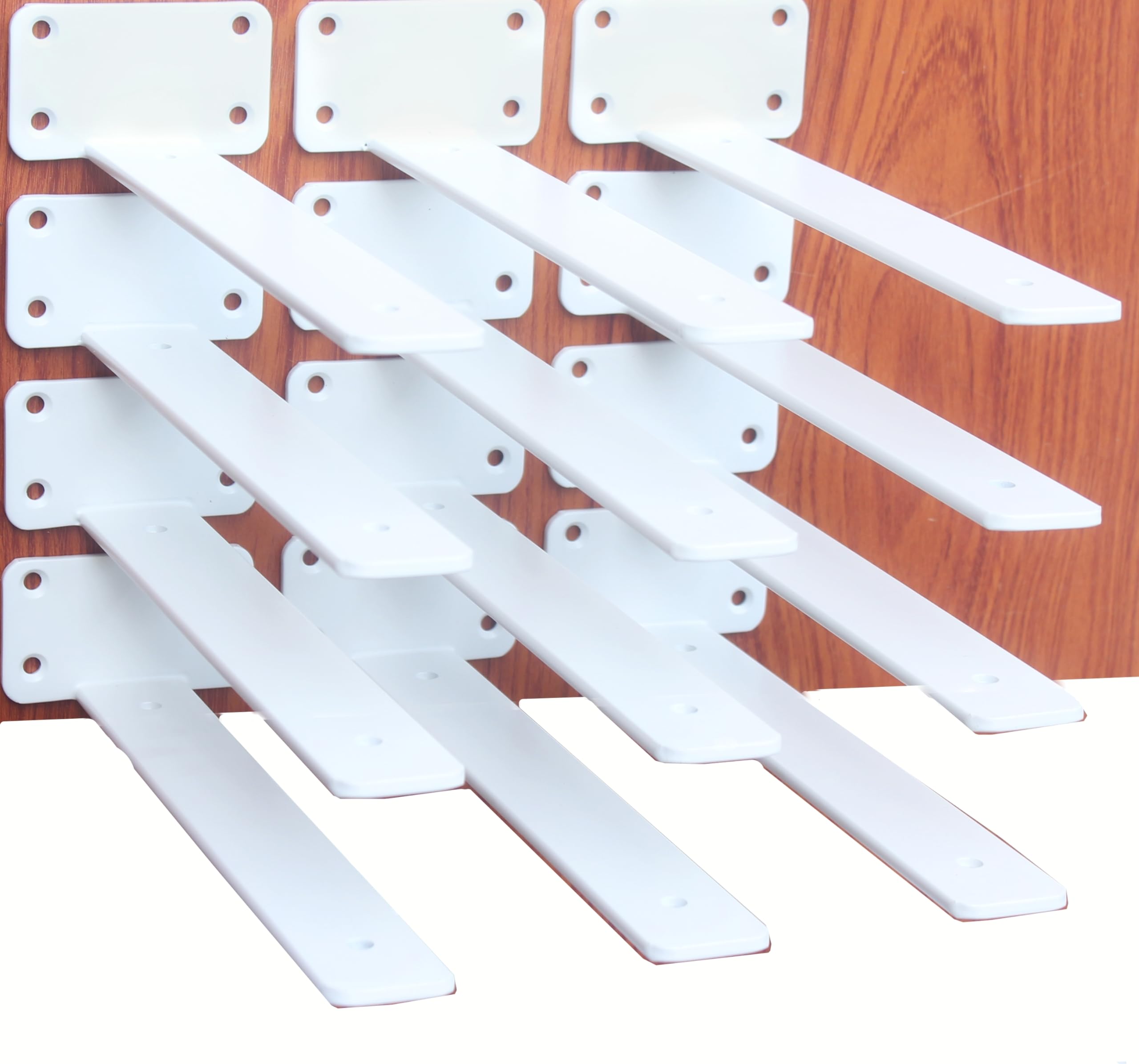 Hidden L Floating Shelf Brackets 1/5-Inch Thick Iron