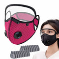 NGCME Reusable Carbon Filter Dust Mask with Eye Protection