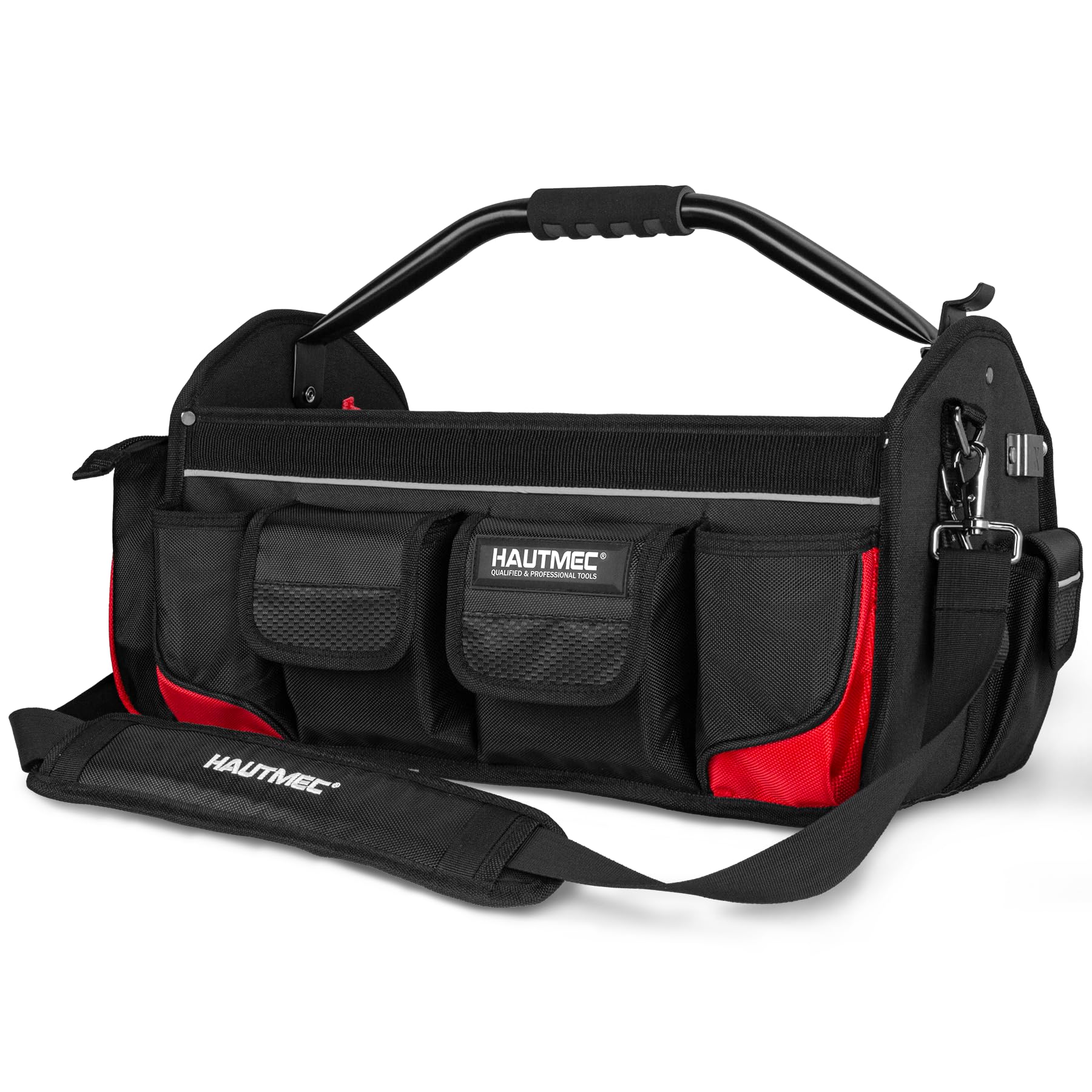 HAUTMEC Tool Bag, Open Top Tool Tote Bag