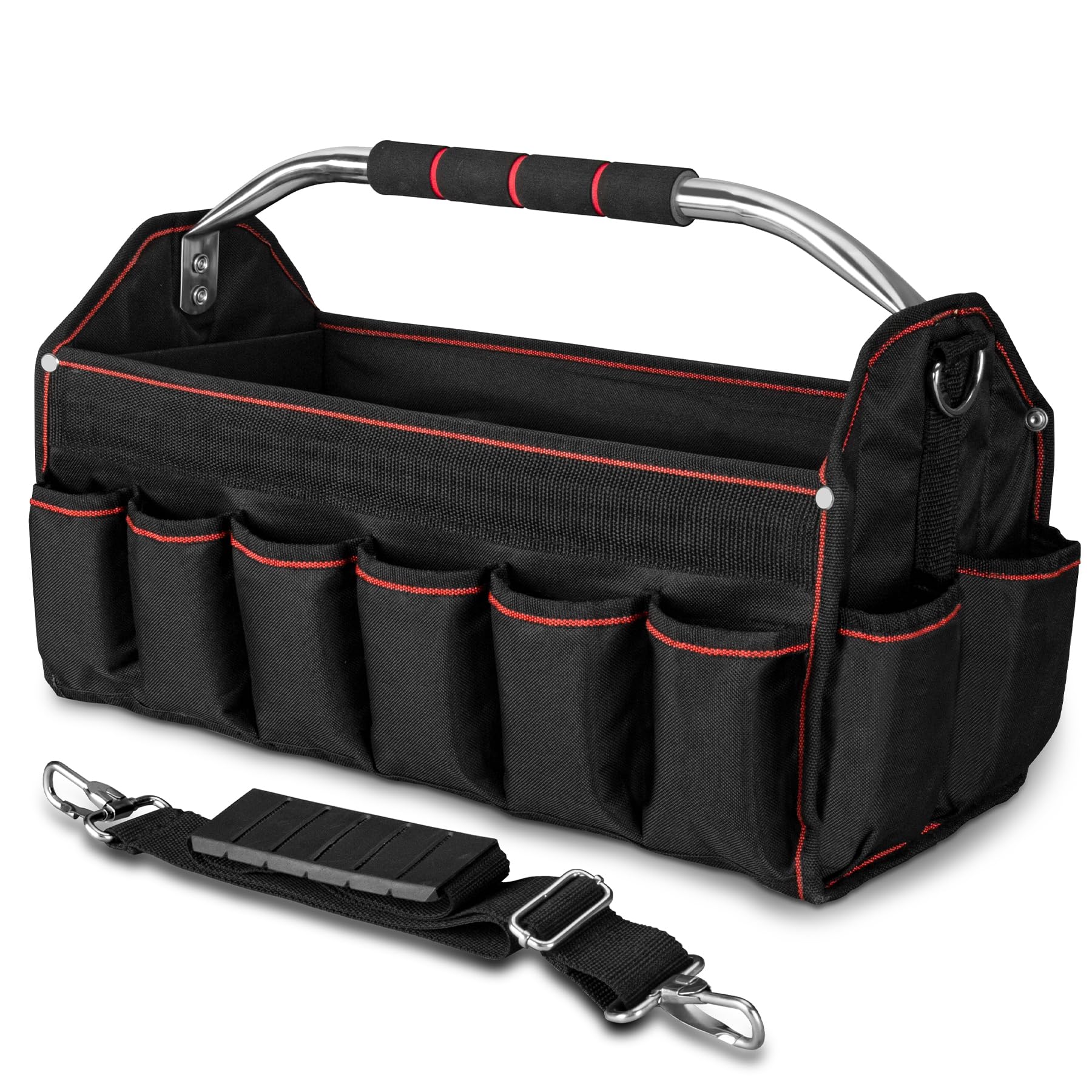 HAUTMEC Tool Bag, Open Top Tool Tote Bag