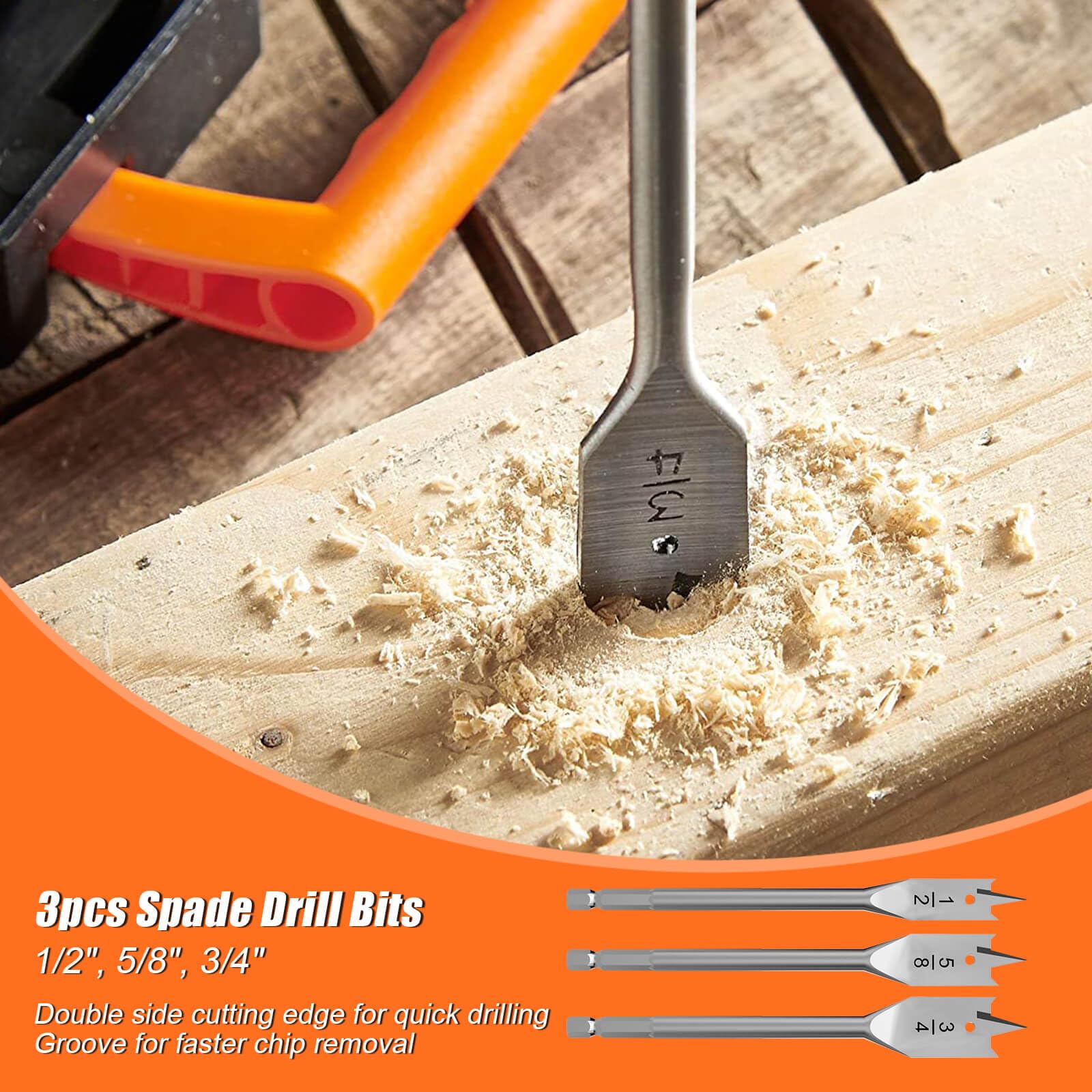 ENERTWIST Drill and Driver Bit Set with Tough Case