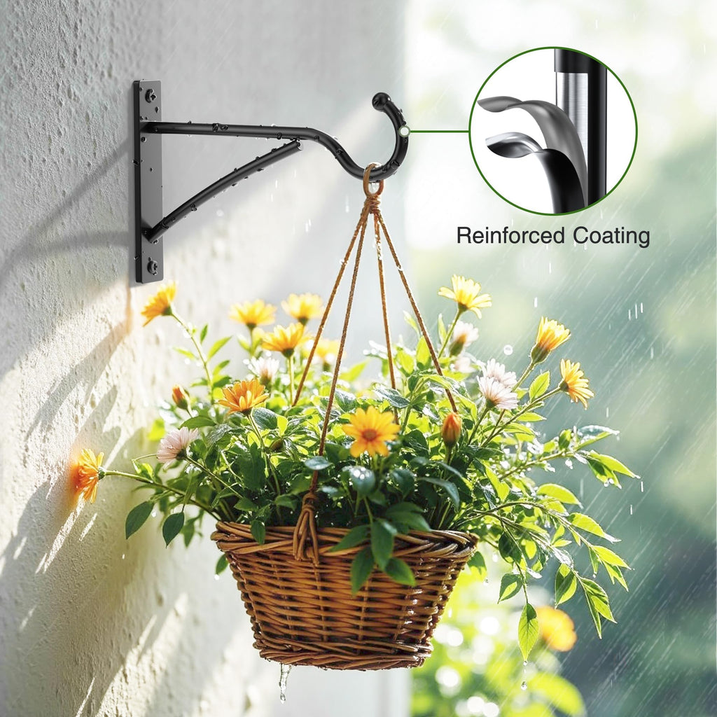 saffruff Outdoor Plant Hanging Hooks for Wall