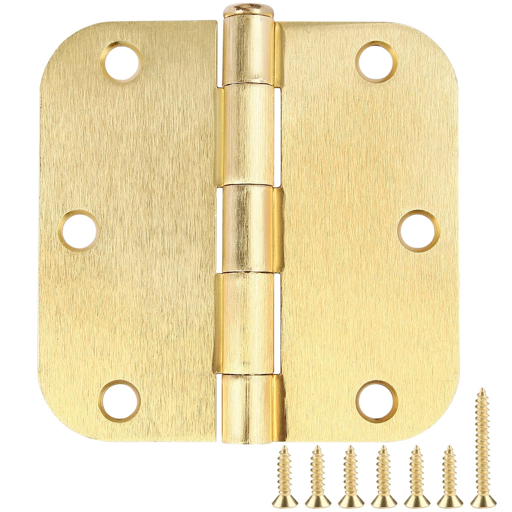 3.5-Inch Interior Door Hinges with Rounded Corners