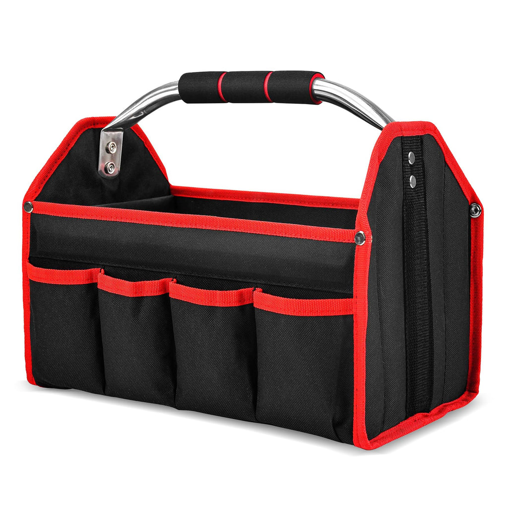 HAUTMEC Tool Bag, Open Top Tool Tote Bag