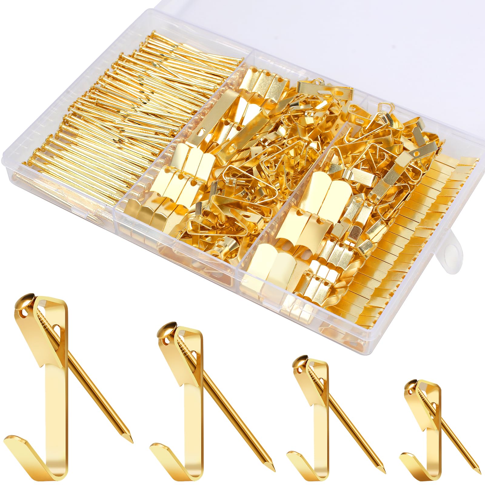 Picture Hanging Kit with 10-100 lb Wall Hooks