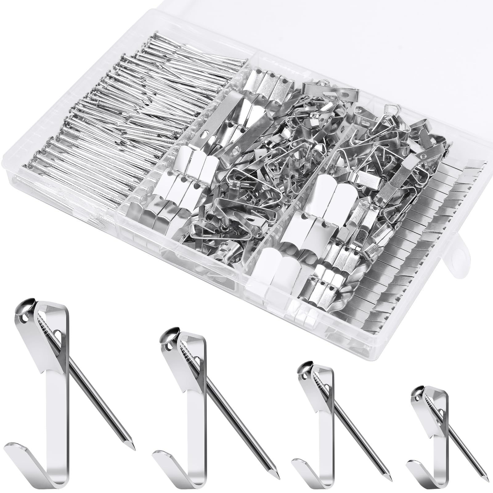 Picture Hanging Kit with 10-100 lb Wall Hooks