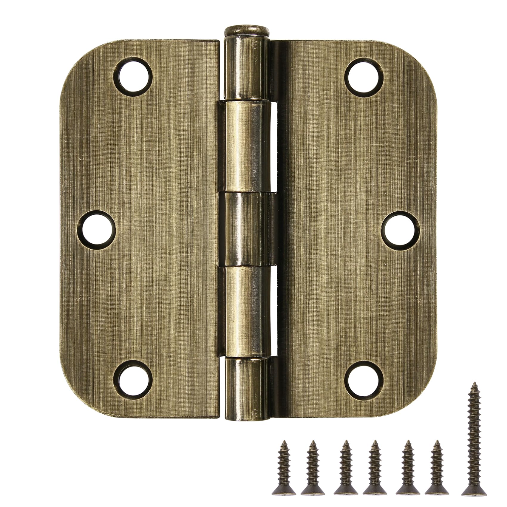 3.5-Inch Interior Door Hinges with Rounded Corners