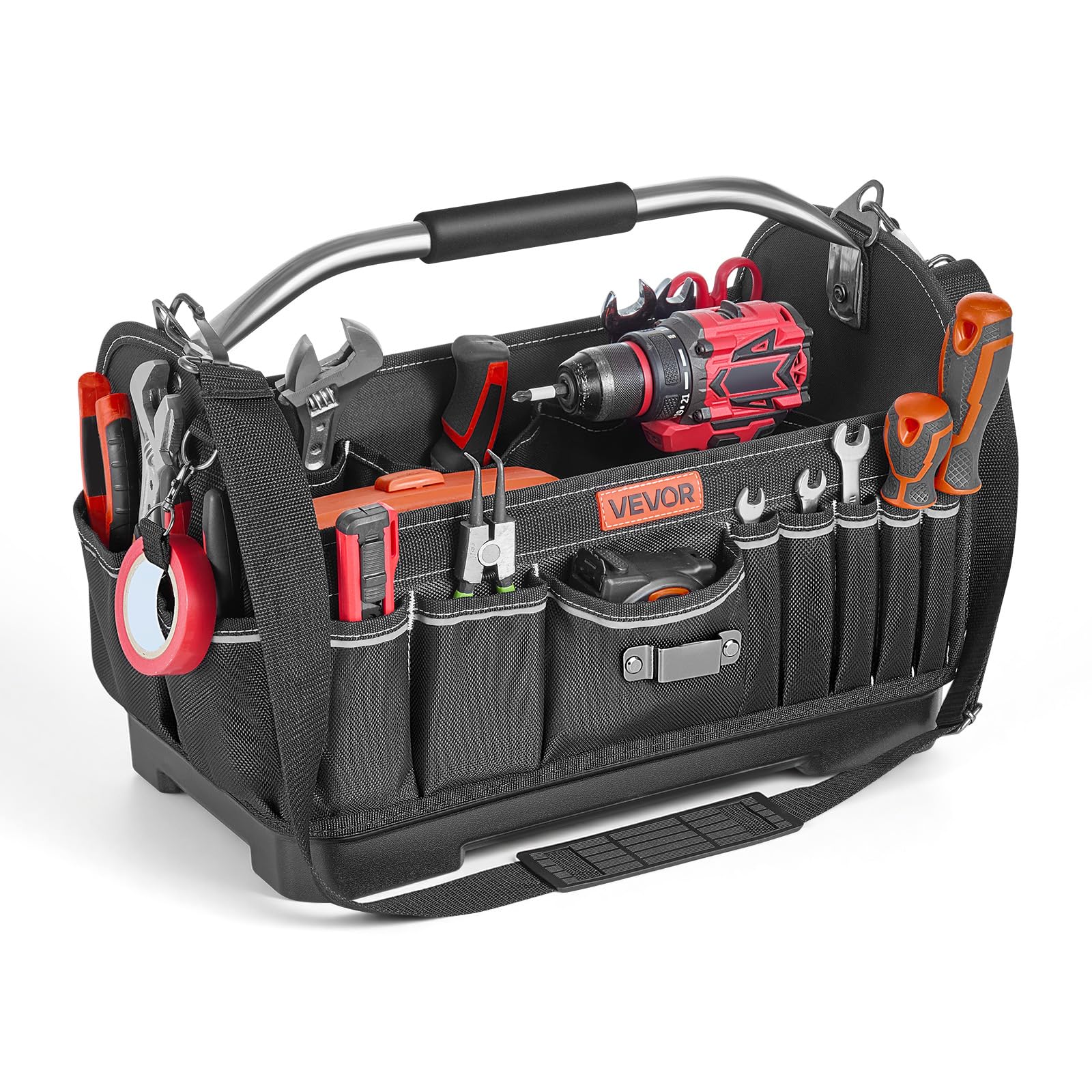 VEVOR 13-Inch 33-Pocket Open Top Tool Tote Bag