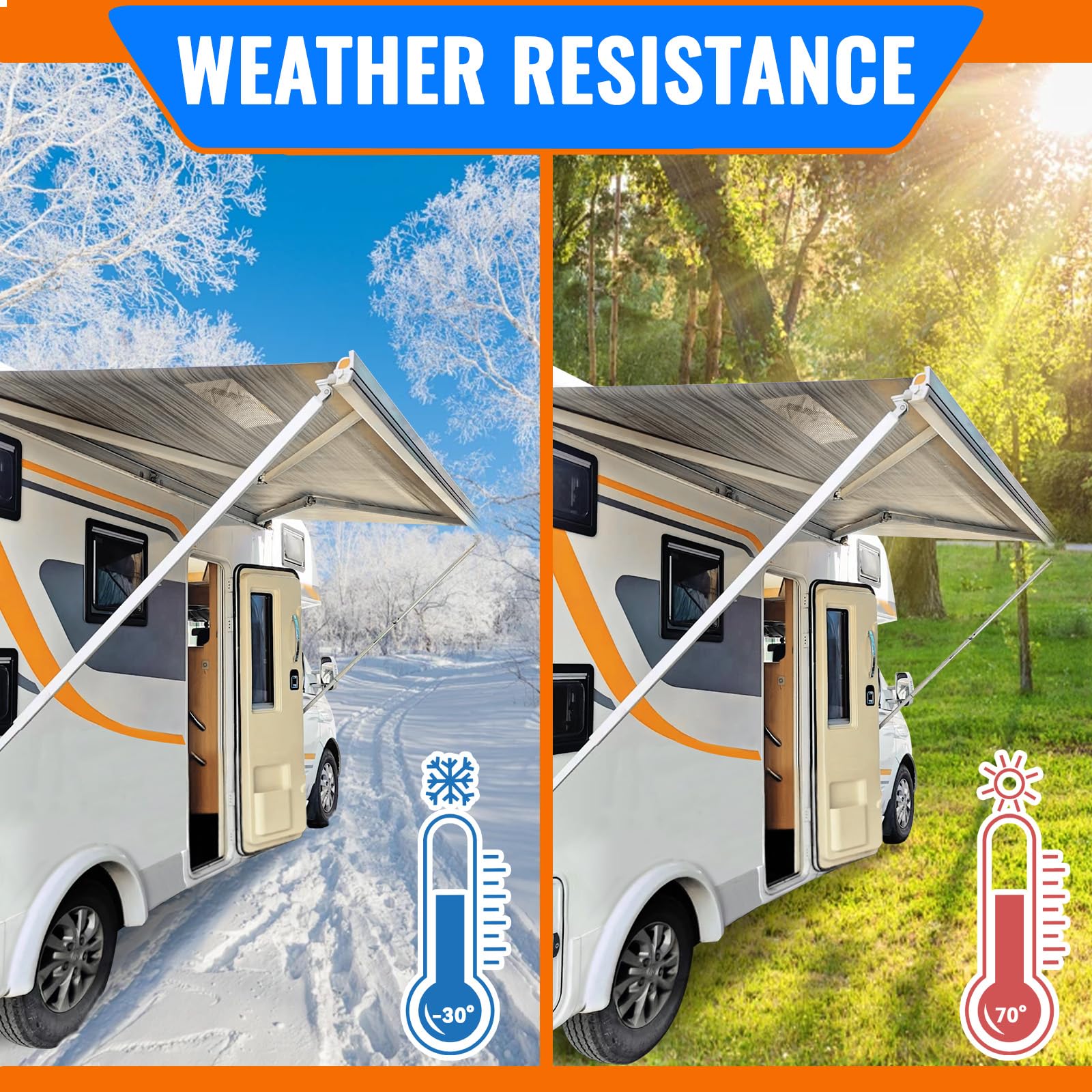 RV Awning Repair Tape for Tarp, Boat Covers,Tent, Sail Patch Kit, Waterproof, Reinforced Repair Tape