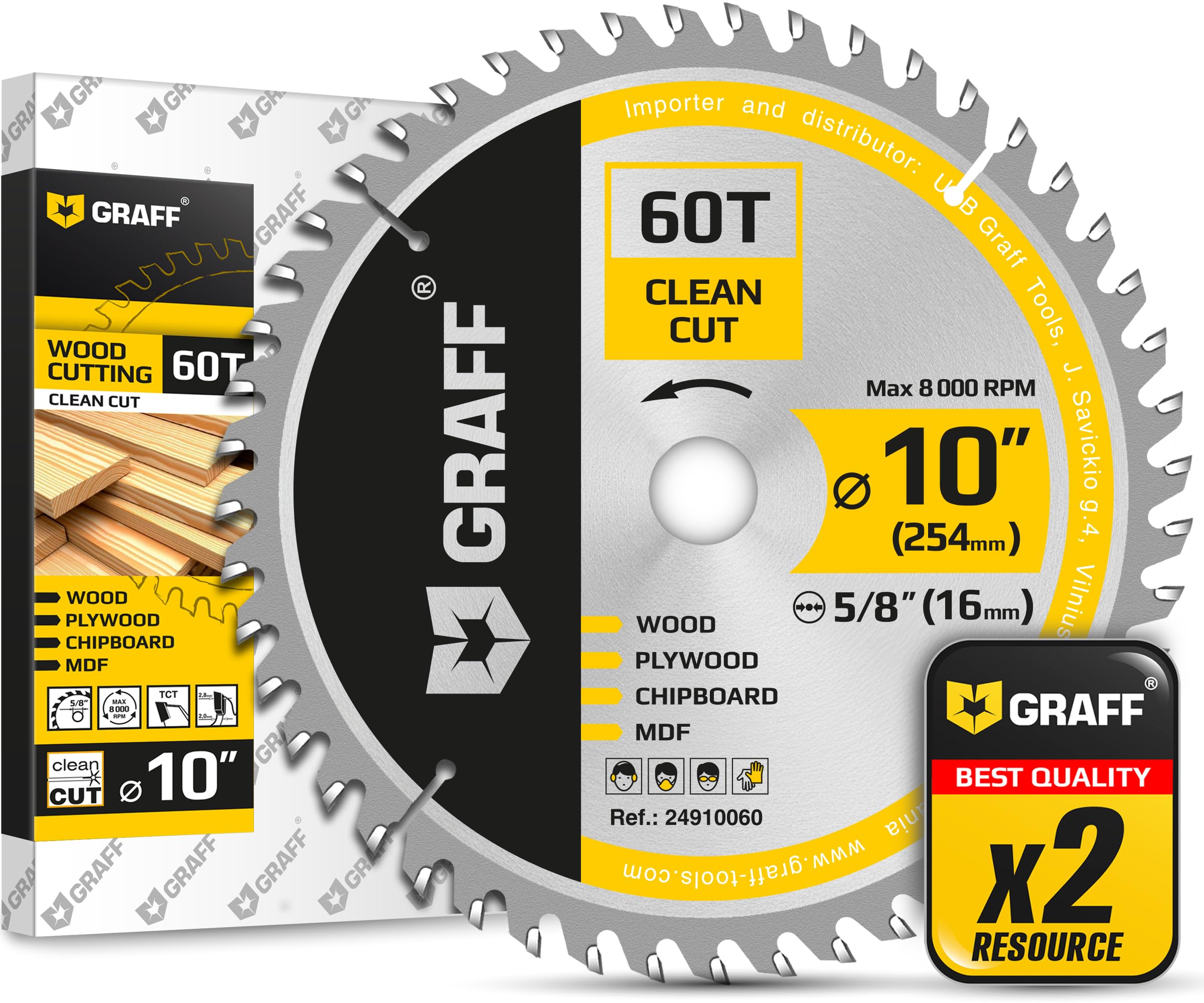 GRAFF Saw Blades for Wood Cutting and Carving - Speedcutter