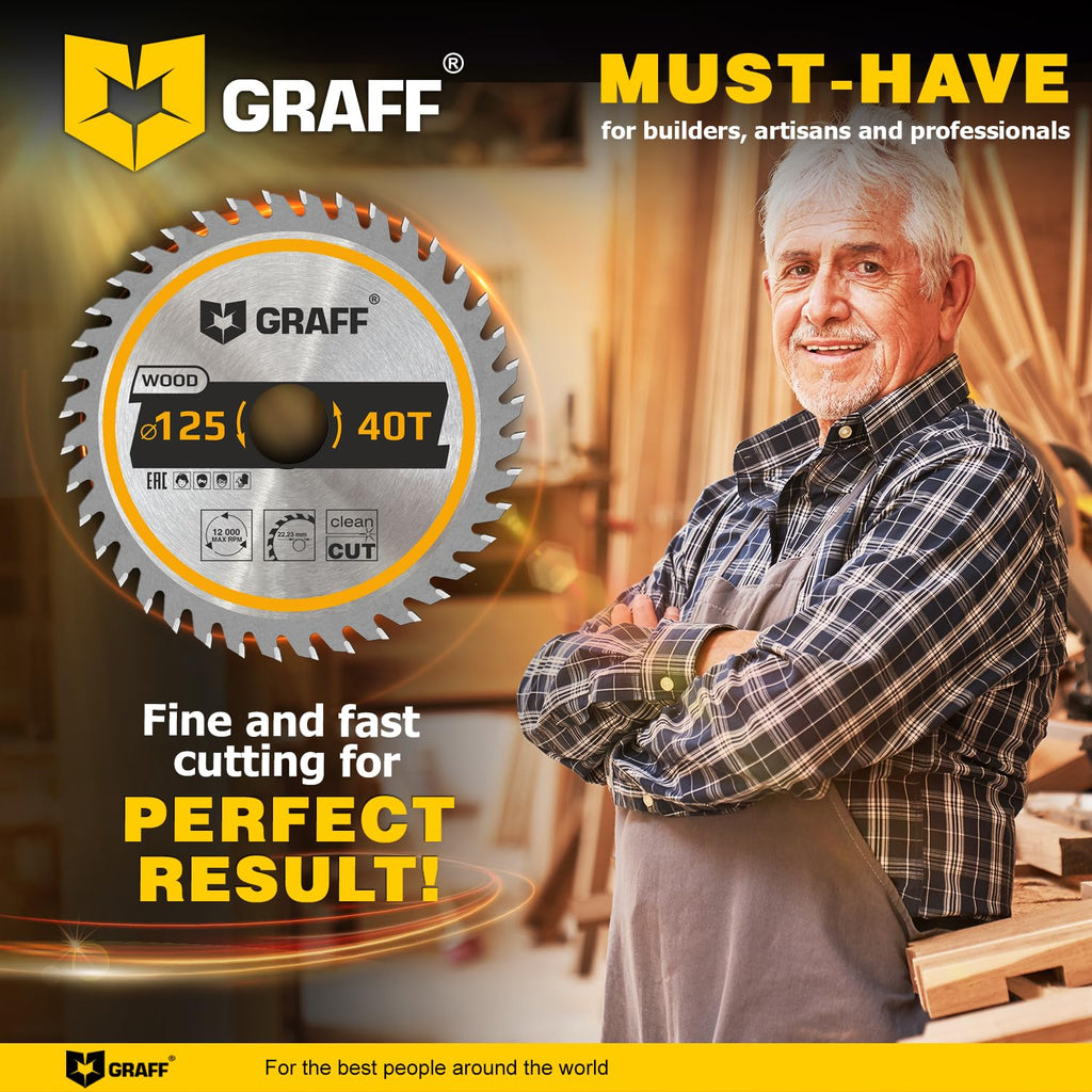 GRAFF Saw Blades for Wood Cutting and Carving - Speedcutter
