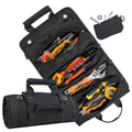 Tool Bag, Tool Roll Up Bag, Heavy Duty Tool Organizer for Men, Portable Roll Up Tool Bag Tool Roll Organizer For Mechanic, Electrician & Hobbyist, Car Camping Gear