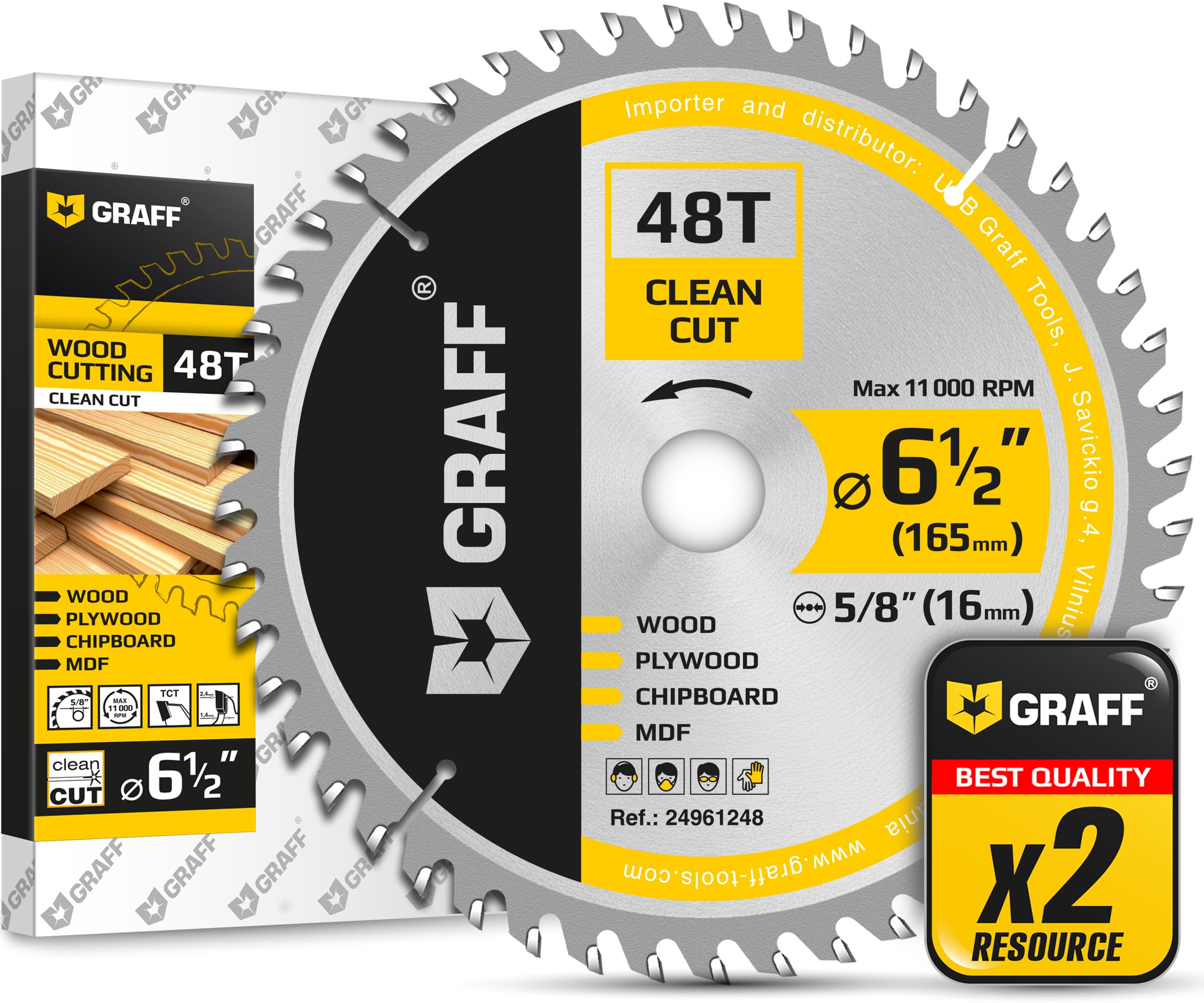 GRAFF Saw Blades for Wood Cutting and Carving - Speedcutter