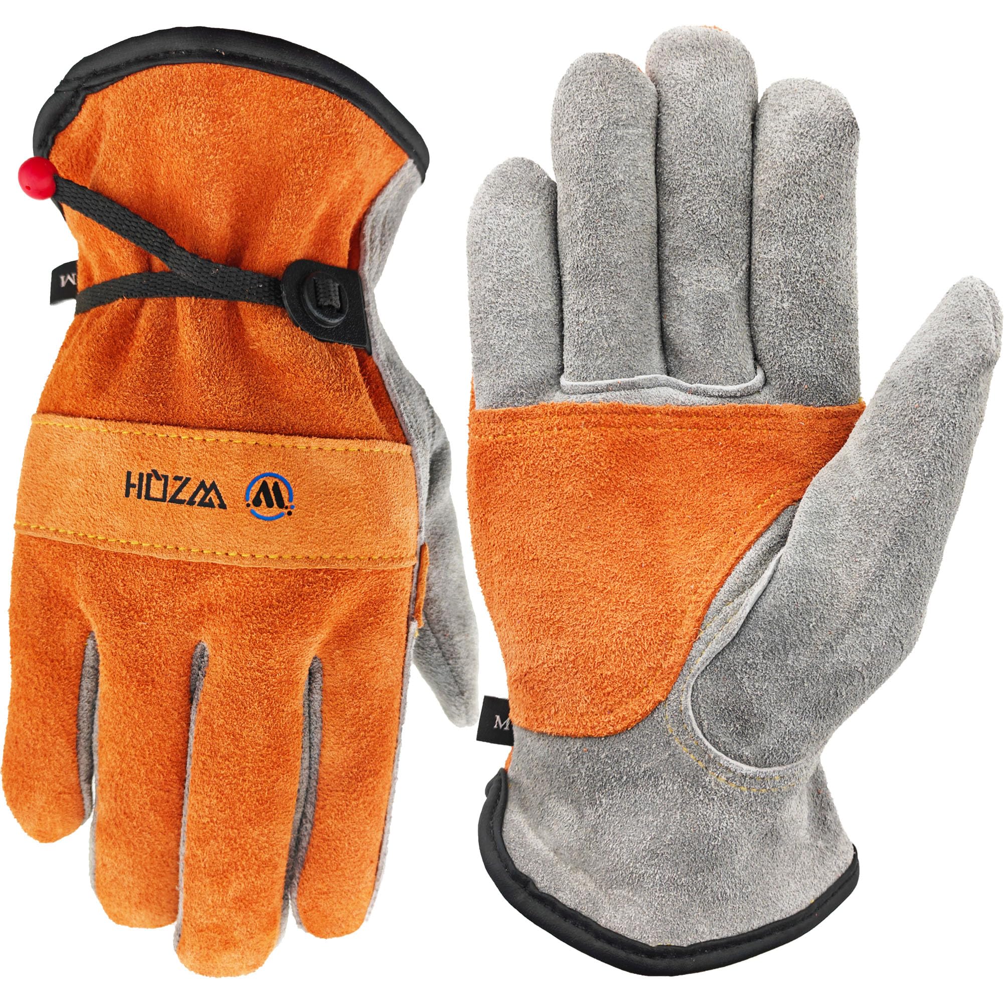 WZQH Leather Work Gloves for Welding and Gardening