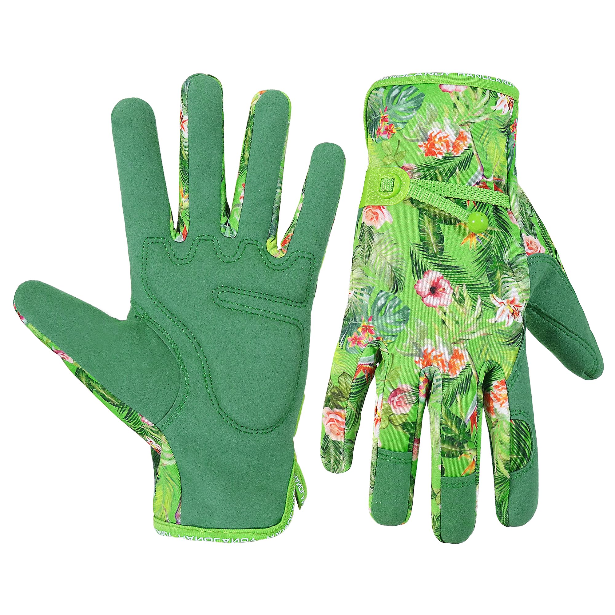 HANDLANDY Women’s Leather Gardening Gloves Touchscreen