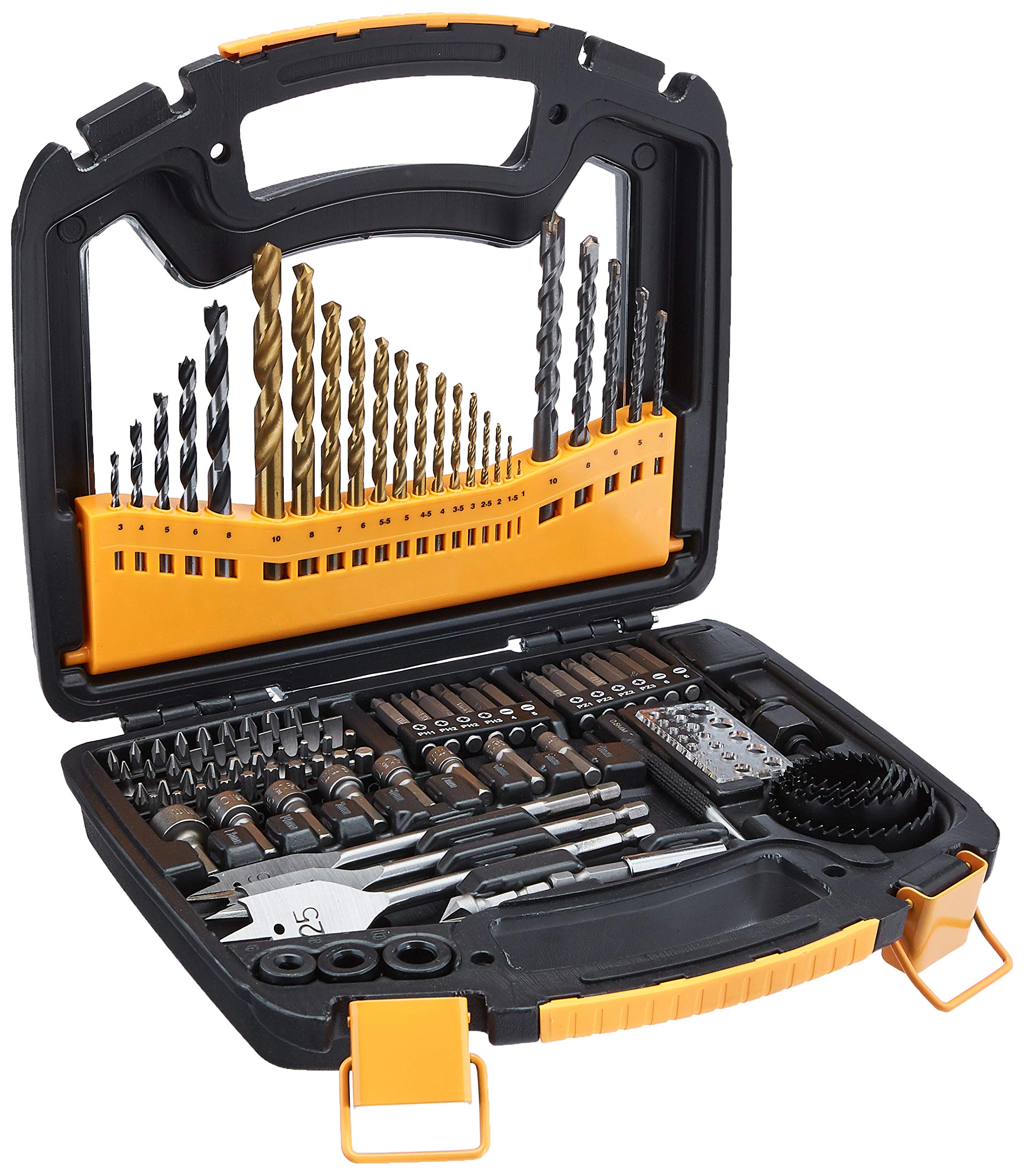 Amazon Basics 100-Piece Drill and Driver Bit Set