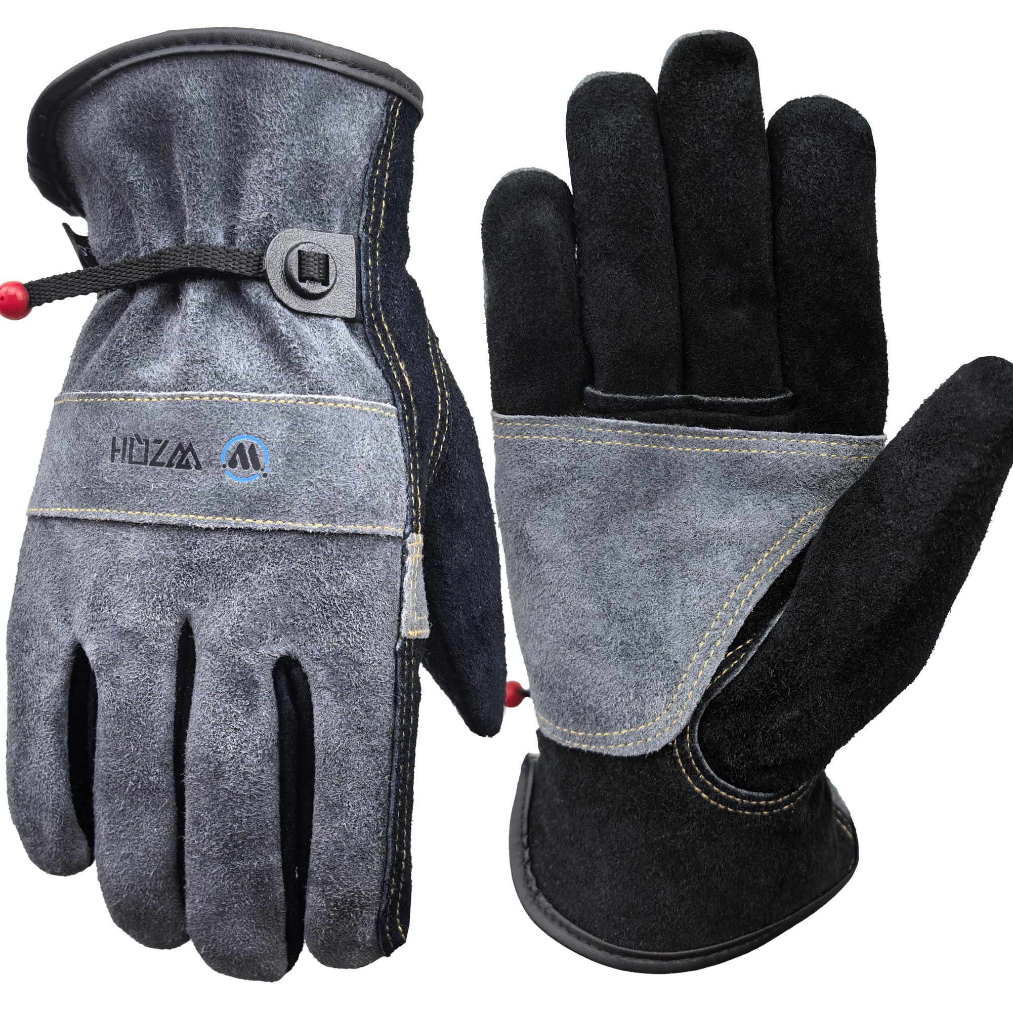 WZQH Leather Work Gloves for Welding and Gardening