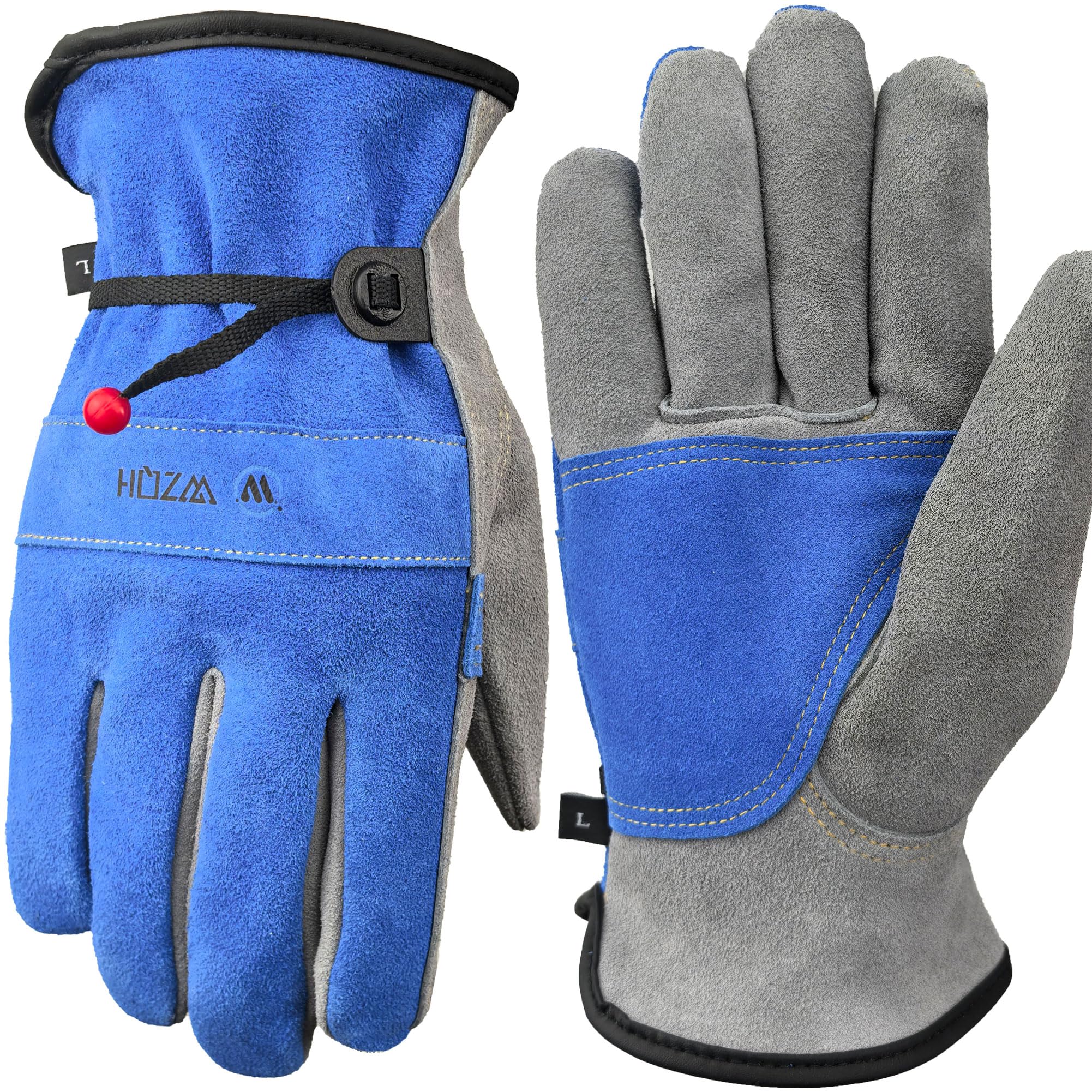 WZQH Leather Work Gloves for Welding and Gardening